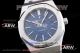 Perfect Replica Audemars Piguet Royal Oak Watch Review - Blue Dial Full Steel Band (2)_th.jpg